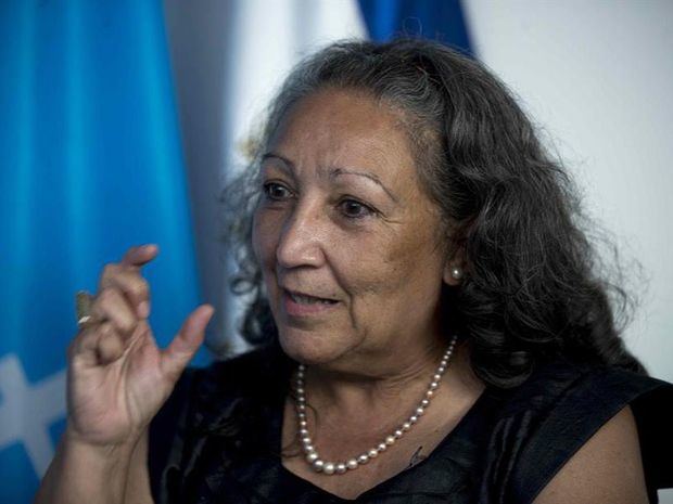 La directora regional para América Latina y el Caribe de Unicef Jean Gough, habla durante una entrevista con Efe hoy en Managua, Nicaragua.
