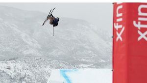 El rider Thibault Magnin celebra a lo grande su noveno puesto en Aspen