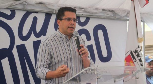 El alcalde del Distrito Nacional, David Collado. 