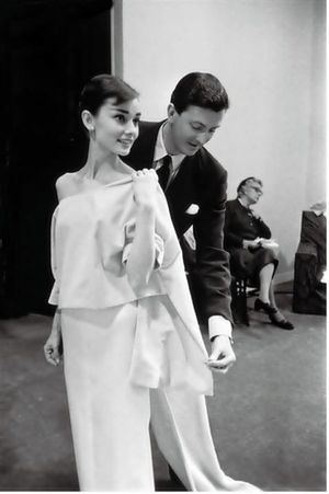 Audrey Hepburn y Hubert de Givenchy