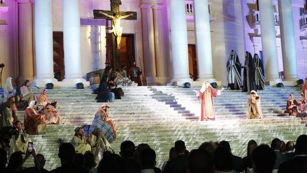 Primera dama presenta en el Palacio Nacional la pieza musical “Las Siete Palabras”.