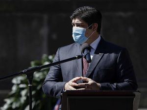 En la imagen, el presidente de Costa Rica, Carlos Alvarado.