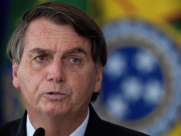 En la imagen, el presidente de Brasil, Jair Bolsonaro.