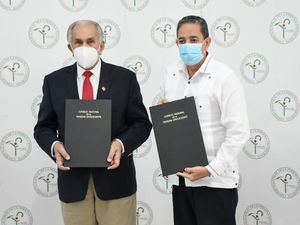 Dr. José García Ramires y el Dr. Antonio Cassó.