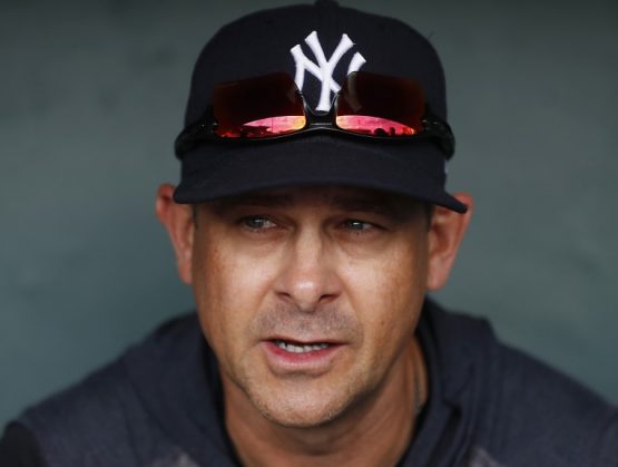 Dirigente de los Yankess de New York, Aaron Boone.