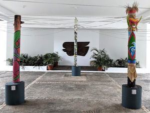 “Palo é Lú”, una instalación inusual en la 29 Bienal de Artes Visuales