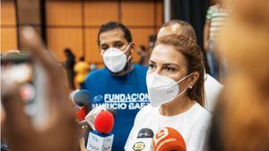 Alcaldesa Carolina Mejí­a destacó como exitosa jornada de vacunación