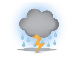 Aguaceros, tormentas eléctricas y ráfagas de viento sobre varias regiones del país