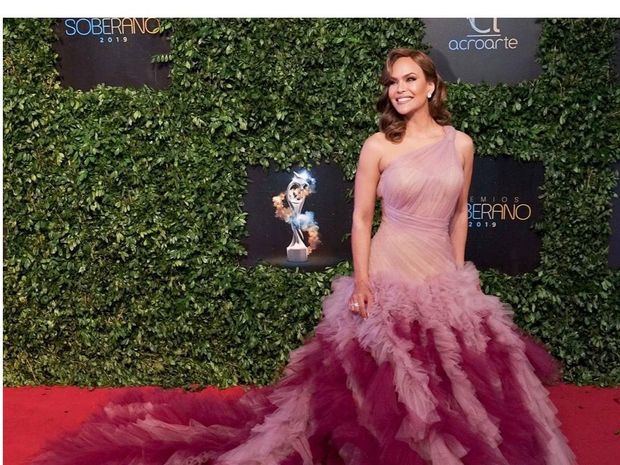 Georgina Duluc en los premios Soberano 2019.