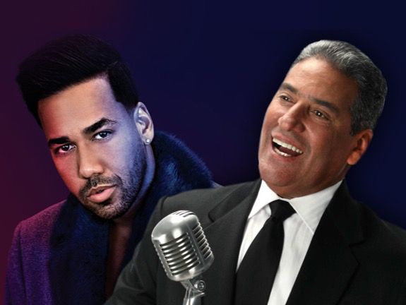 Romeo Santos junto a Nini Caffaro ganadores del Gran Soberano 2019 y 2020.