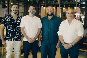 Carlos Rios, Wilson Santiago, Victor Dionicio y Reynaldo Caminero.