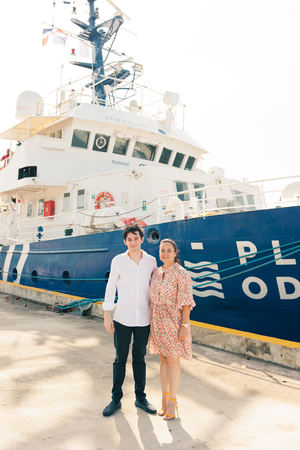 José Vega y Ana María Guzmán.