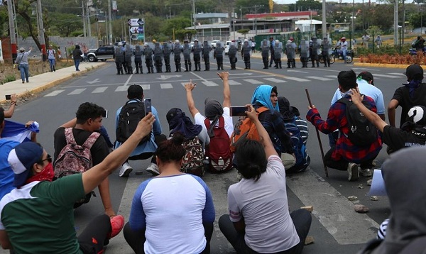 Protestas de estudiantes nicaraguenses
