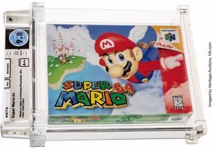Imagen cedida por Heritage Auctions del videojuego original de 'Super Mario 64'.