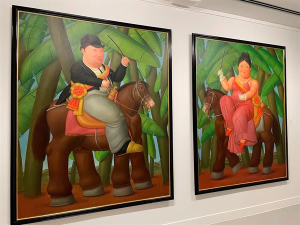 Las obras del artista colombiano Fernando Botero se exponen por primera vez en Bélgica, en el Museo de Bellas Artes de Mons (BAM).