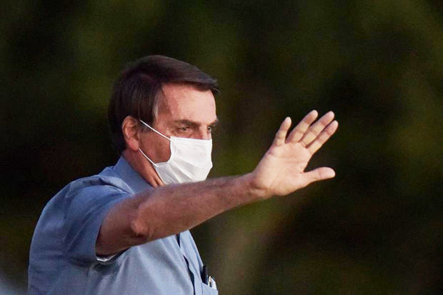 En la imagen, el presidente de Brasil, Jair Bolsonaro. 