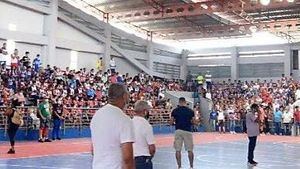 Director provincial de Santiago destaca labor de ABASACA en inaugurar gigantesco minibaloncesto