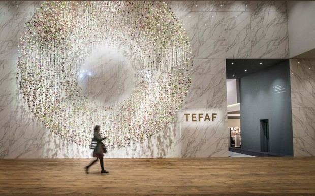 Entrada a la Feria TEFAF. 