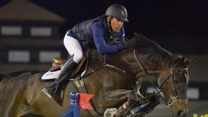 Héctor Florentino no superó el corte en salto ecuestre Tokio 2020