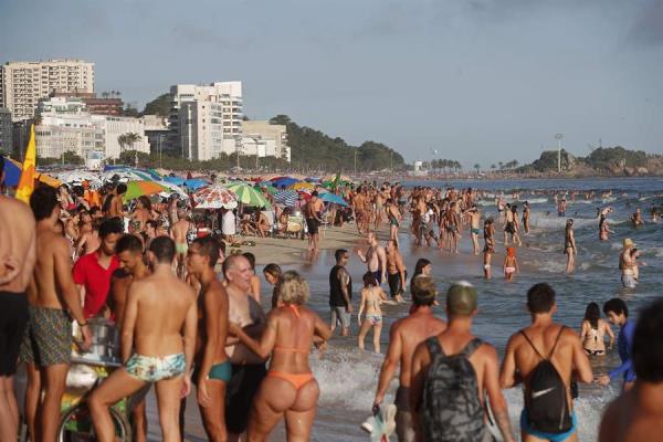 Turistas en Rio.