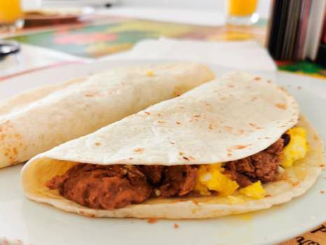 Baleadas, Costa Rica.