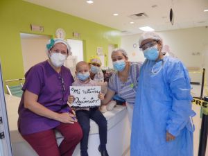 Paciente de Unidad de Hemato-Oncologí­a del Hospital Hugo Mendoza.