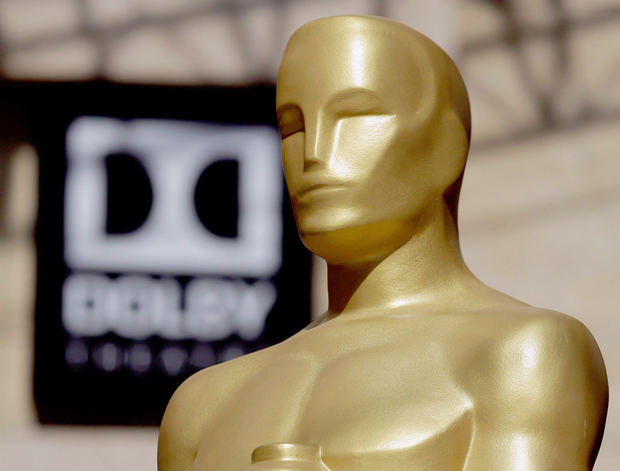 Imagen de archivo de una réplica de la estatuilla de los Premios Oscar.
