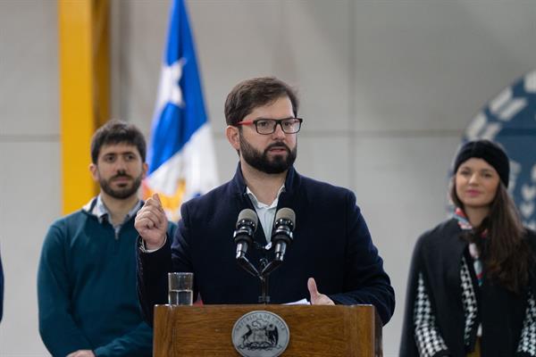 Gabriel Boric, presidente de Chile.