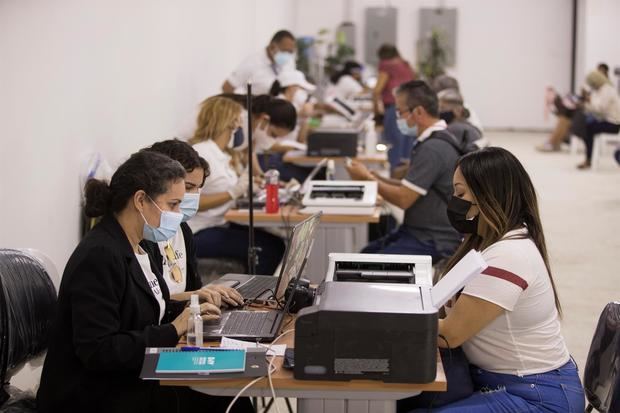 Fotografía de archivo de inmigrantes venezolanos en territorio dominicano en Santo Domingo, República Dominicana.