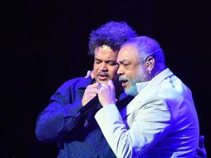 En escena, Pablo García y Francisco Céspedes.