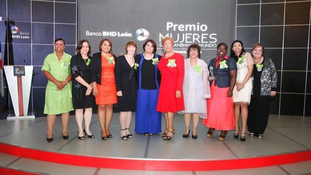 Finalistas Premio Mujeres que Cambian el Mundo del Banco BHD León