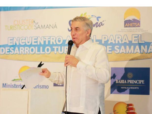 Juan Bancalari presidente de la Asociación de Hoteles y Empresas Turísticas de Samaná, AHETSA.