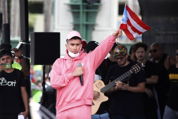 El cantante Bad Bunny. 