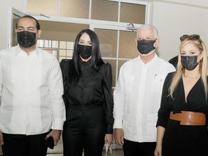 Kalil Michel, Cónsul de la República Dominicana en Río de Janeiro, Sarah de Michel, José Rafael Espaillat, Rector INESDYC y Rosa Grullón.