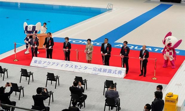 Inaugurado el centro acuático que se usará en Tokio 2020.