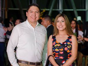 Romel Nieto y Giuliana Mendoza.