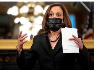 Kamala Harris y la presidenta electa de Honduras hablan sobre migración