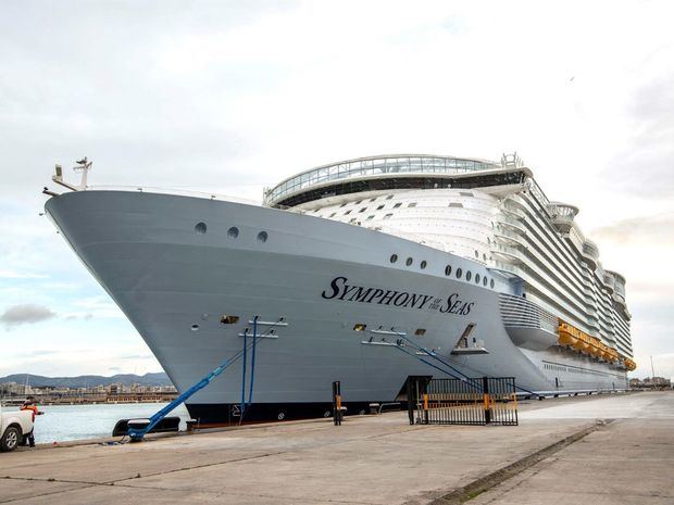 Vista del crucero Symphony of the Seas de Royal Caribbean, en una fotografía de archivo.