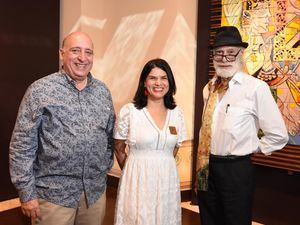 Mariano Hernández, Jennifer Martinez y Orlando Menicucci.