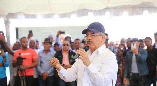 El presidente Danilo Medina. 