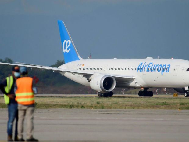 Un vuelo de Air Europa, en una imagen de archivo.