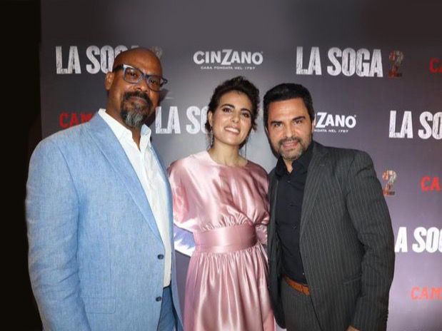 Vicente Suriel, Sarah Jorge y Manny Pérez.