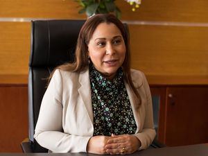 Foto de archivo de la ministra de la Mujer, Mayra Jiménez.
