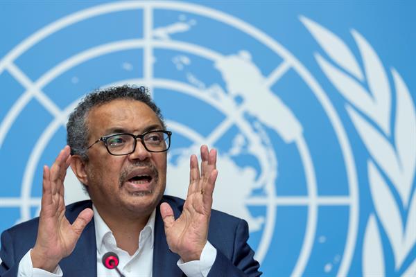 En la imagen, el director general de la Organización Mundial de la Salud (OMS), Tedros Adhanom Ghebreyesus. 