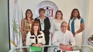 Fundación vida sin Violencia firman acuerdo con AINEP