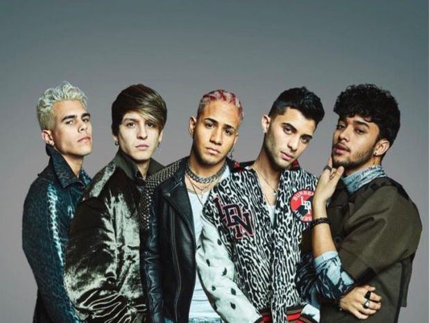 La banda juvenil latina CNCO.