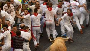 Tres heridos en festival de toros de San Fermín, España