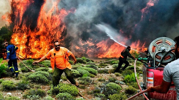 Incendios en Grecia