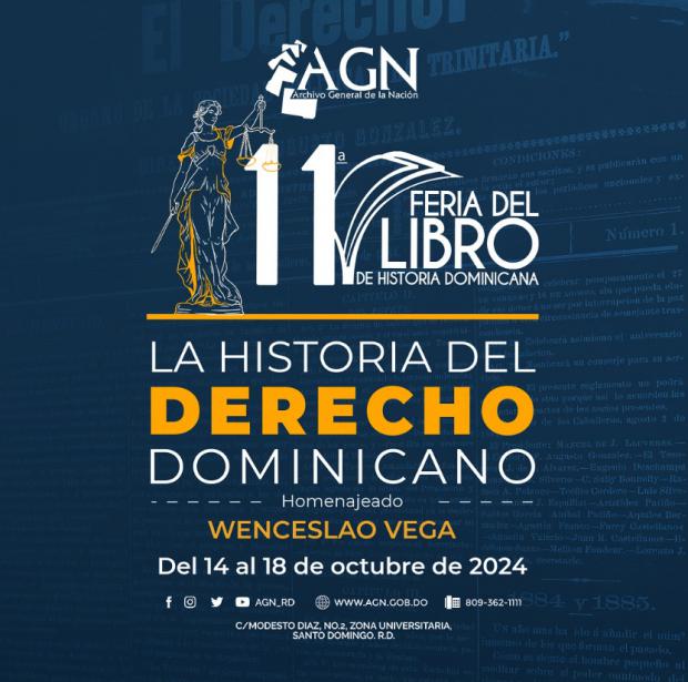11ª. edición de la Feria del Libro de Historia Dominicana del Archivo General de la Nación