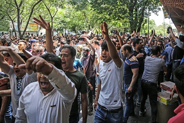 Protesta del pueblo iraní